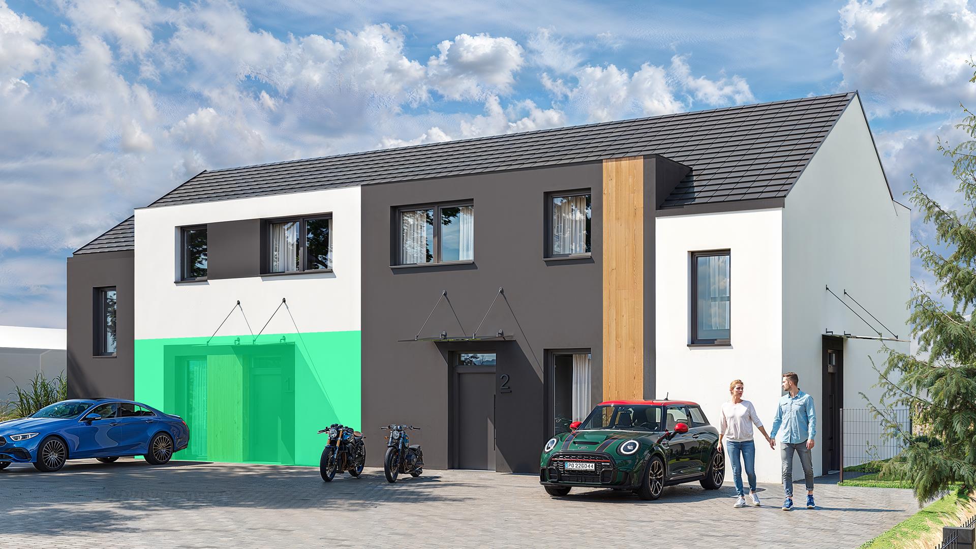 Galeria M1 - lokalizacja mieszkania w budynku