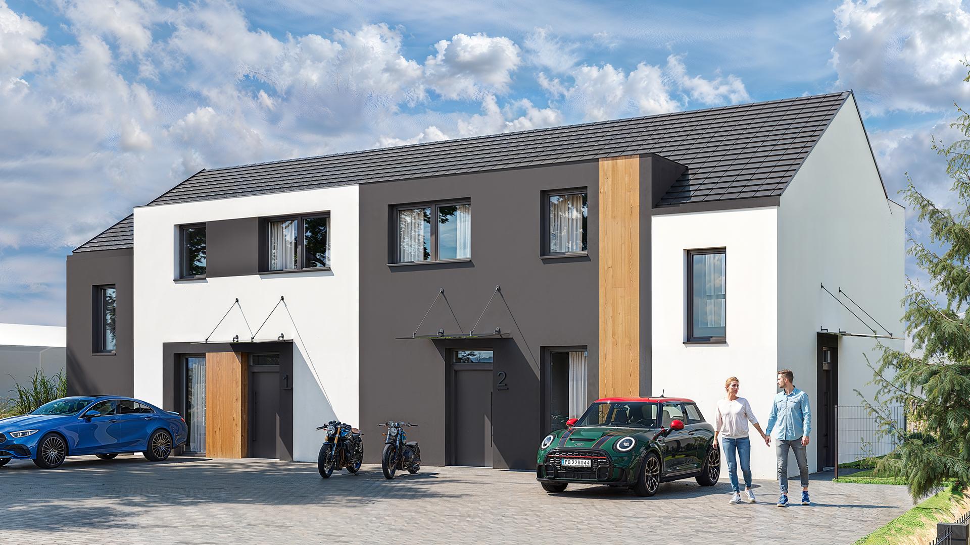 Świerkowe Zacisze (etap 2) - widok zewnętrzny od frontu