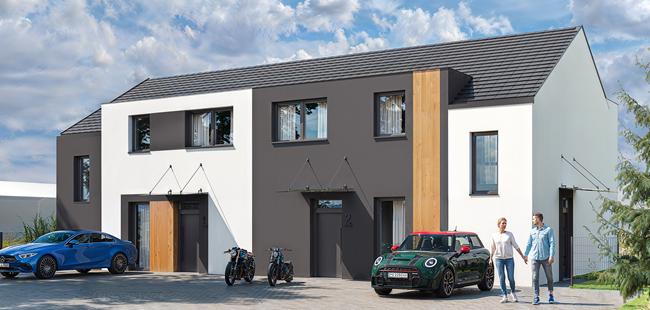 Świerkowe Zacisze (etap 2) - widok zewnętrzny od frontu