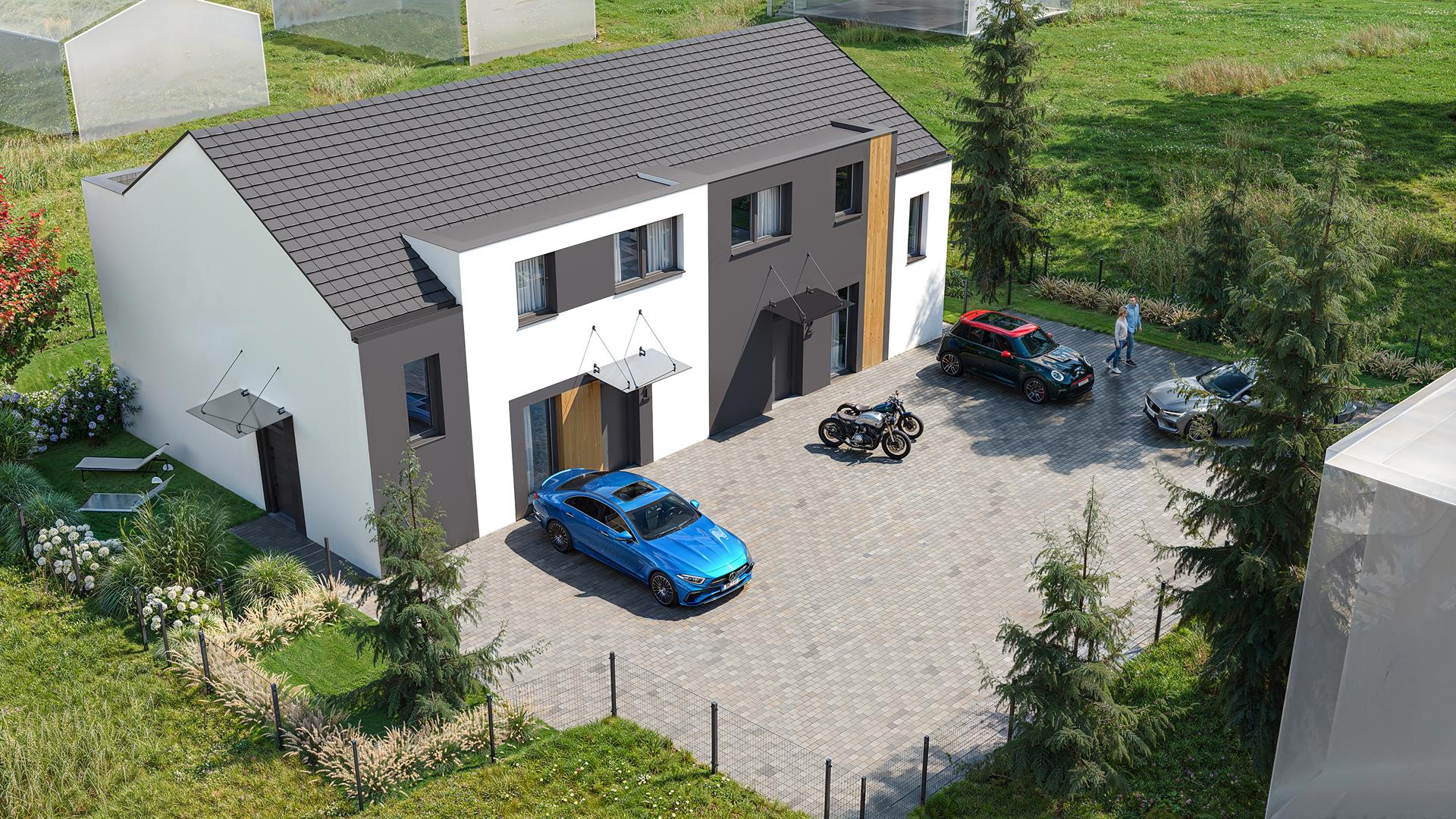 Świerkowe Zacisze (etap 2) - widok zewnętrzny z lotu ptaka